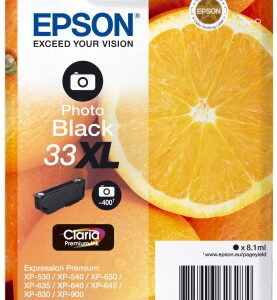 Ink Epson 33XL C13T33614012  Claria Premium  Photo Black 8.1ml
