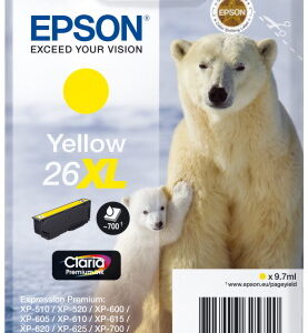 Ink Epson T263440 XL Yellow with pigment ink