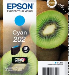 Ink Epson T02F24 C13T02F24010 Cyan - 4.1ml
