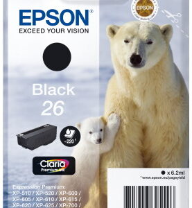 Ink Epson T260140 Black with pigment ink