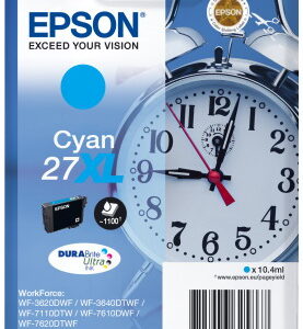Ink Epson 27XL C13T27124010 Cyan Crtr -1100Pgs - 10.4ml