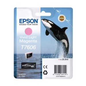 Ink Epson T7606 C13T76064N10 Ultrachrome HD Vivid Light Magenta - 26ml