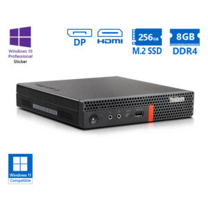 Lenovo ThinkCentre M920q Tiny i5-8500T/8GB DDR4/256GB M.2 SSD/No ODD/10P Grade A Refurbished PC