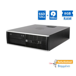 HP 8300 SFF i7-3770/8GB DDR3/120GB SSD & 500GB/DVD/7P Grade A+ Refurbished PC