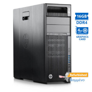 HP Z640 Tower Xeon E5-2620v3(6-Cores)/16GB DDR4/2TB/Nvidia 4GB/DVD/8P Grade A+ Workstation Refurbish