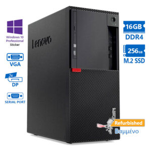 Lenovo M910t Tower i7-6700/16GB DDR4/256GB M.2 SSD/No ODD/10P Grade A+ Refurbished PC