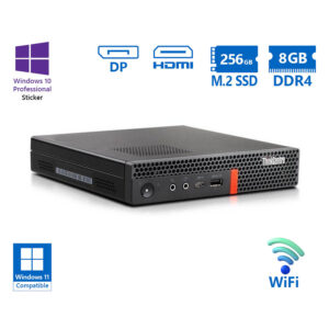 Lenovo ThinkCentre M920x Tiny WiFi i3-8100/8GB DDR4/256GB M.2 SSD/No ODD/10P Grade A Refurbished PC