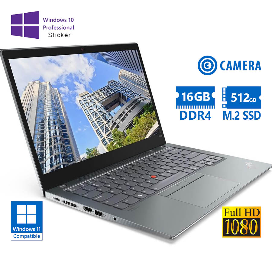 Lenovo (A-) ThinkPad T14s Gen 2I i5-1135G7/14”FHD/16GB DDR4/512GB M.2 SSD/No ODD/Camera/10P Grade A-
