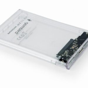 GEMBIRD ΘΗΚΗ ΓΙΑ HDD 2.5" USB 3.0 ΔΙΑΦΑΝΗ ΓΙΑ ΔΙΣΚΟ 9.5ΜΜ