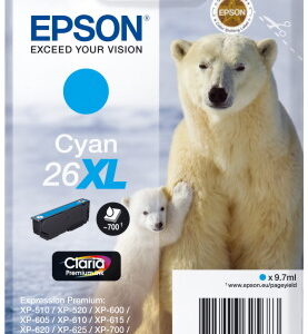 Ink Epson T263240 XL Cyan with pigment ink