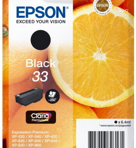 Ink Epson 33 C13T33314012 Claria Premium  Black - 6.4ml