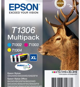 Ink Epson T13064010 MultiPack 3 Ink Crtr new series Stag-Size XL