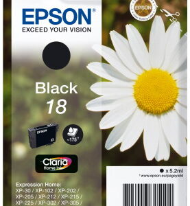 Ink Epson T180140 Black with pigment ink