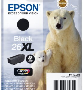 Ink Epson T262140 XL Black with pigment ink