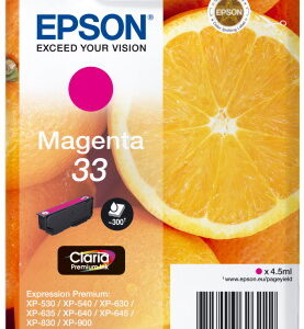 Ink Epson 33 C13T33434012  Claria Premium  Magenta - 4.5ml