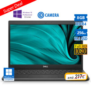 Dell (A-) Latitude 3420 i5-1135G7/14``FHD/8GB DDR4/256GB M.2 SSD/No ODD/Camera/10P Grade A- Refurbis
